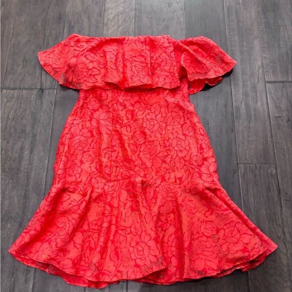 KEEPSAKE RADAR MINI DRESS IN POP RED Sz S EUC - Picture 5 of 7